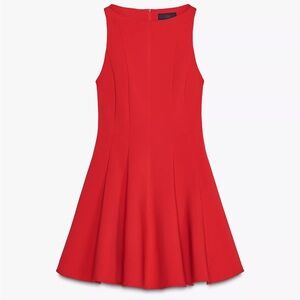 Zara Red Skater Dress